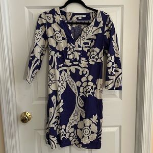 Boden linen tunic shift dress. Size 4.